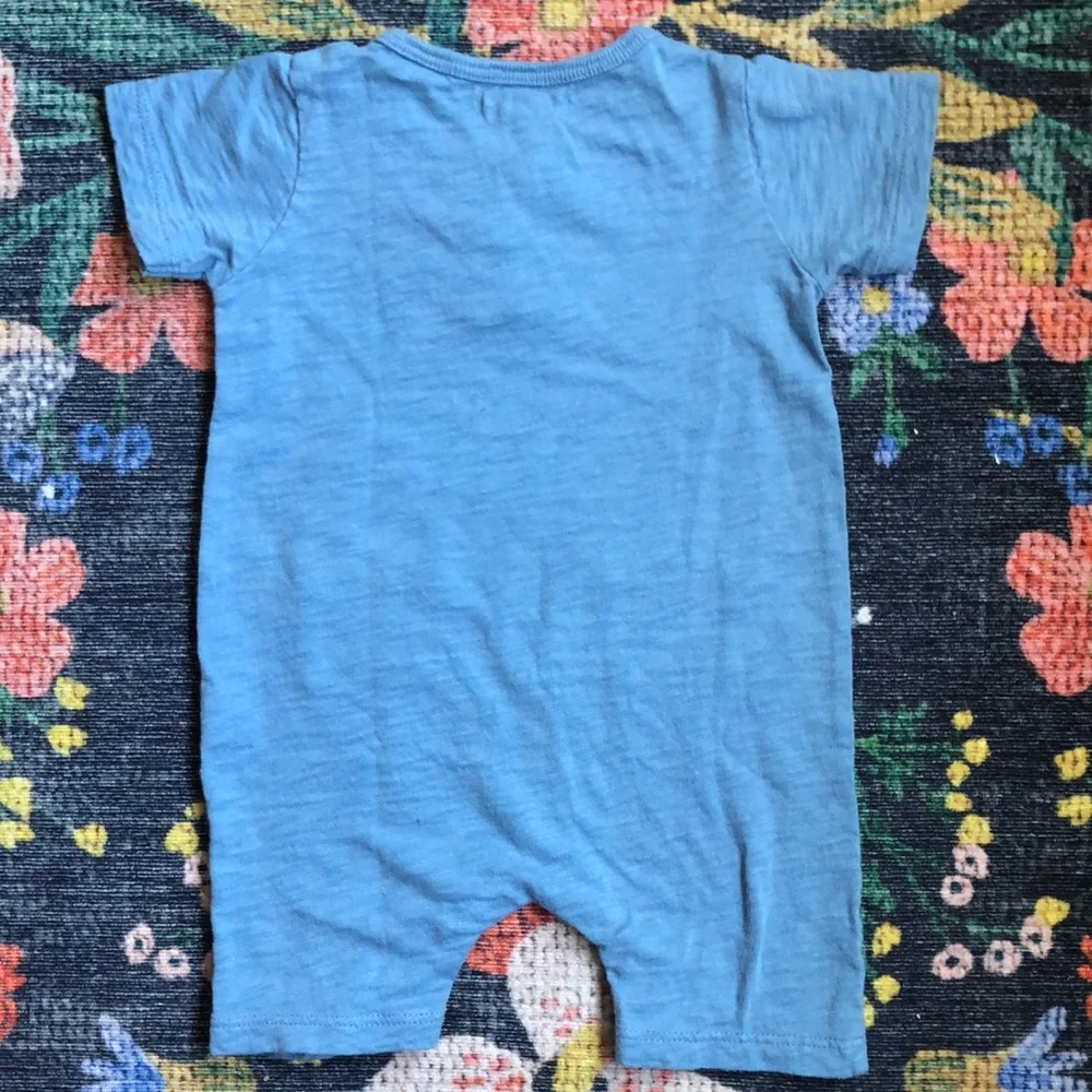 Peek Collection Baby Boy Romper, 3 Months